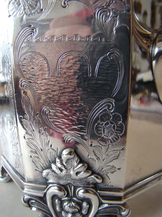 An important silver cup presented in 1846 to the Capt. of the Steamship ALABAMA by the Officers & Soldiers of the 5th Regiment Louisiana Volunteers who were returning home after fighting in the Mexican War.  — image 6